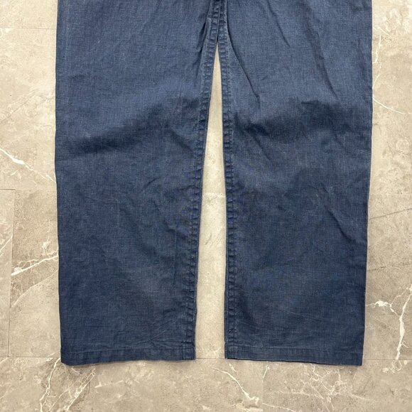 Vintage Rocawear Pants Mens 34 Linen Baggy Loose Embroidered Hip Hop Rap Jay Z - Picture 8 of 13